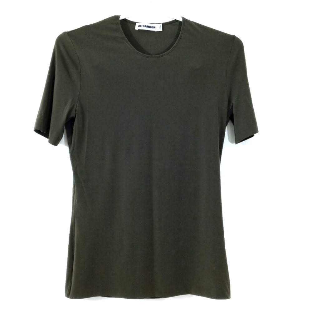 Jil Sander Olive Short Sleeve Tee